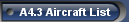 Tutorial 4.3 - Aircraft List overview